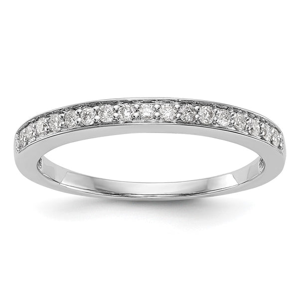 Buy Stylish 14K White Gold Diamond Eternity Band, 1/6 Carat Value Ring