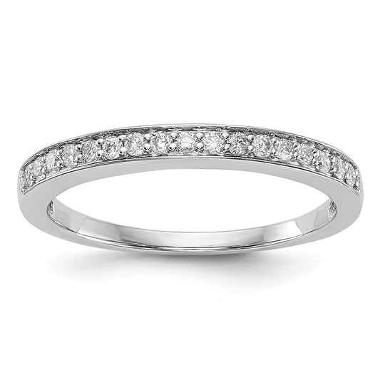 Buy Stylish 14K White Gold Diamond Eternity Band, 1/6 Carat Value Ring