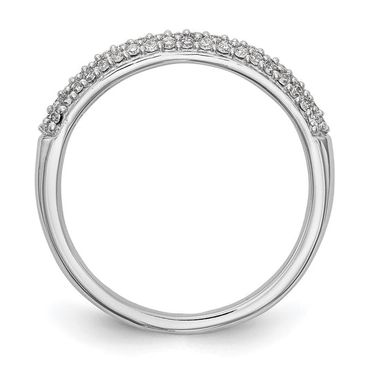 Buy Stylish 14K White Gold Micro Pave Diamond Band for 20 x 1.0mm Stones