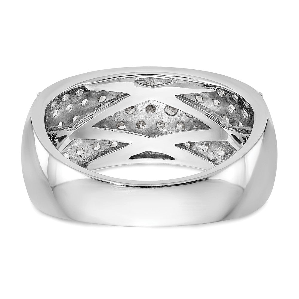 Order Stylish 14K White Gold Pave Diamond Band - 1.6 Carats, Luxury Value