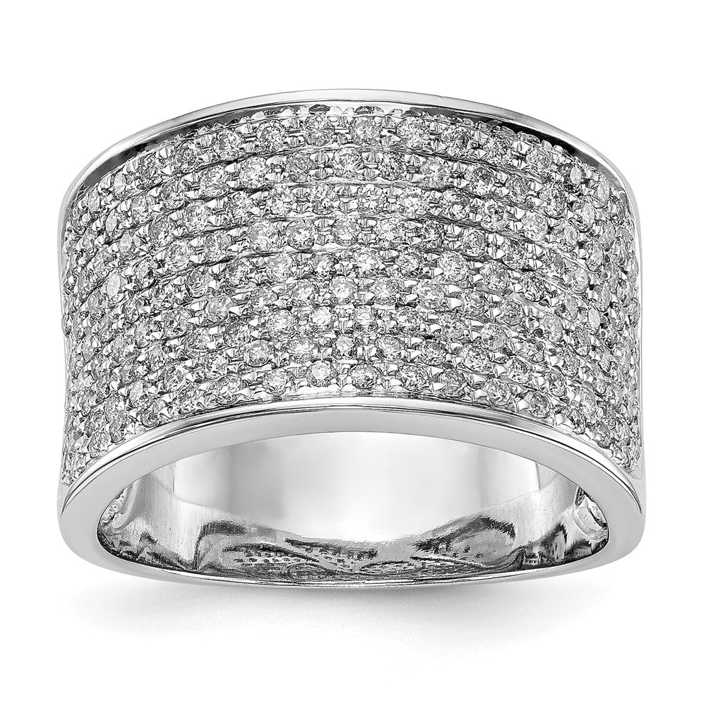 Buy Stylish 14K White Gold Full Diamond Eternity Band - 1 Carat, Affordable Luxury