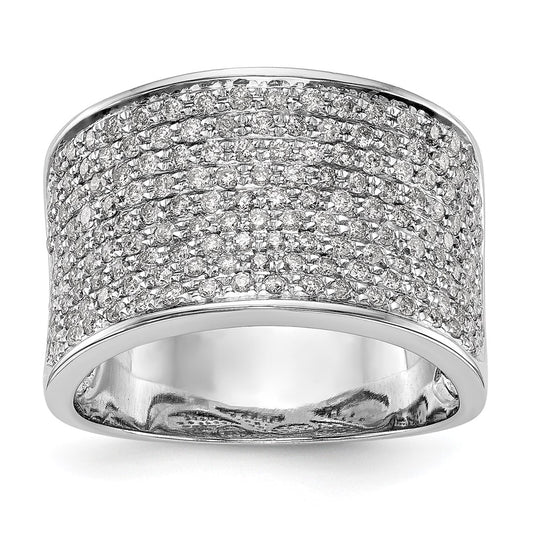 Buy Stylish 14K White Gold Full Diamond Eternity Band - 1 Carat, Affordable Luxury