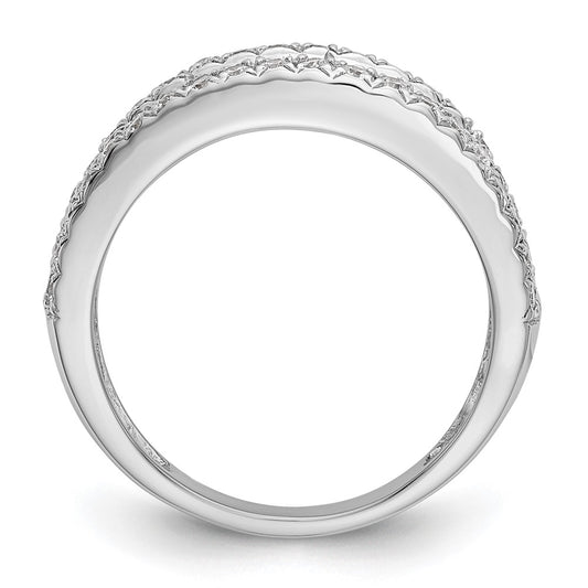 Buy 14K White Gold 1.5 Carat Full Diamond Eternity Band | Luxury Value Ring
