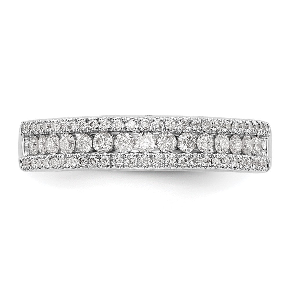 Buy Exclusive 14K White Gold 1/2 Carat Diamond Eternity Band - Stylish Luxury