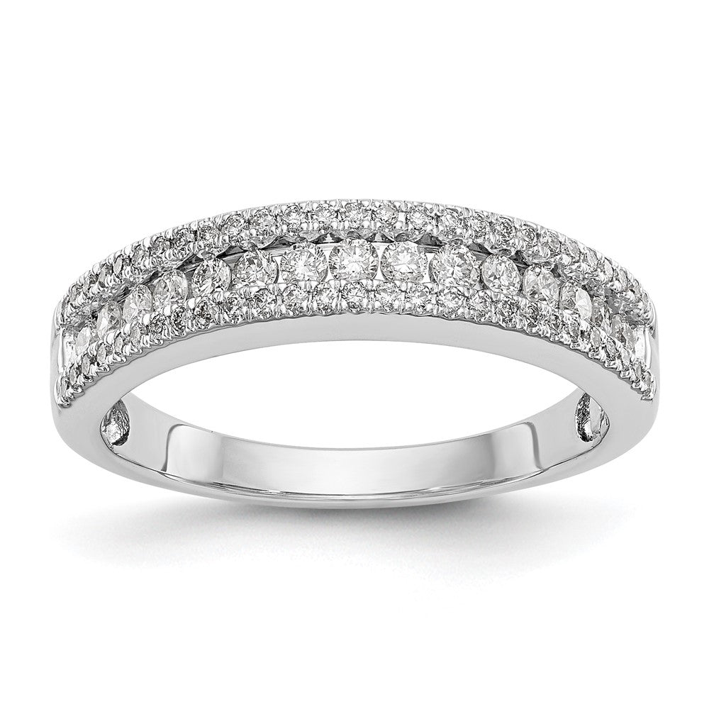 Buy Exclusive 14K White Gold 1/2 Carat Diamond Eternity Band - Stylish Luxury