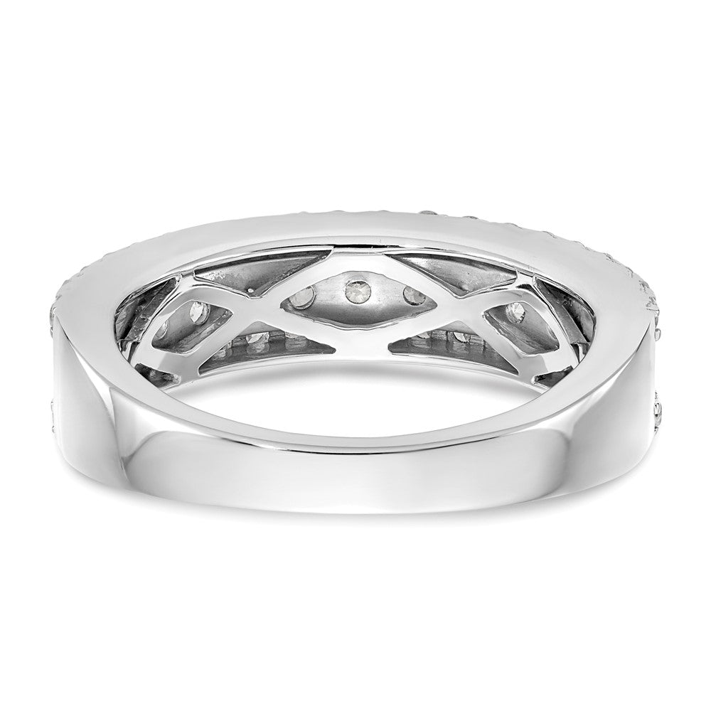 High-Quality 1 Carat Complete Diamond Band in 14K White Gold | Stylish Value
