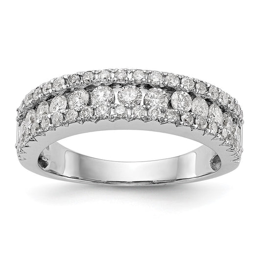 High-Quality 1 Carat Complete Diamond Band in 14K White Gold | Stylish Value
