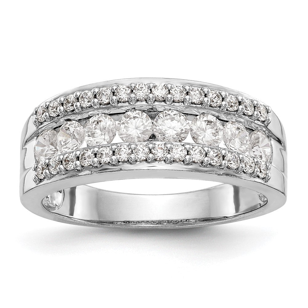 Buy Stylish 14K White Gold 7/8 Carat Diamond Eternity Band - Luxury Value