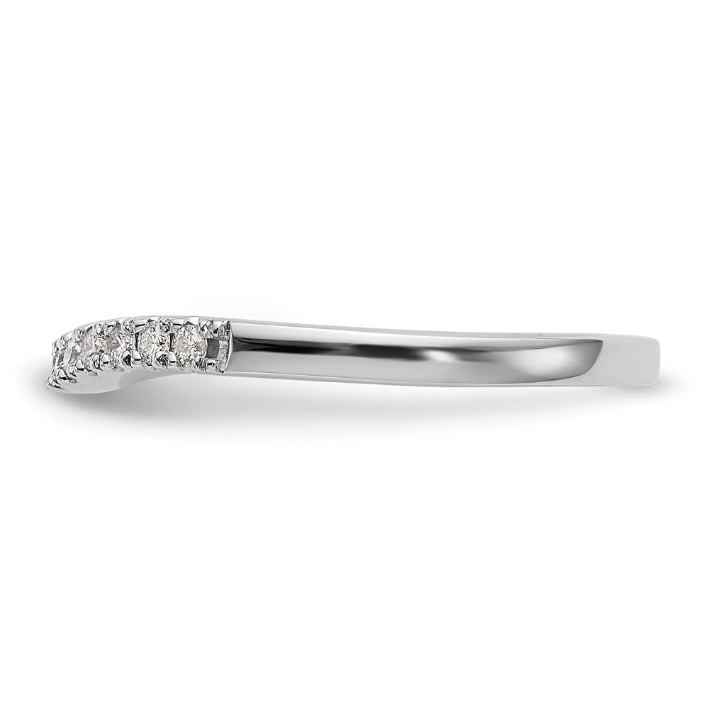 Exclusive 14K White Gold Wedding Band Set with 1/3 Carat Diamonds - Affordable Value