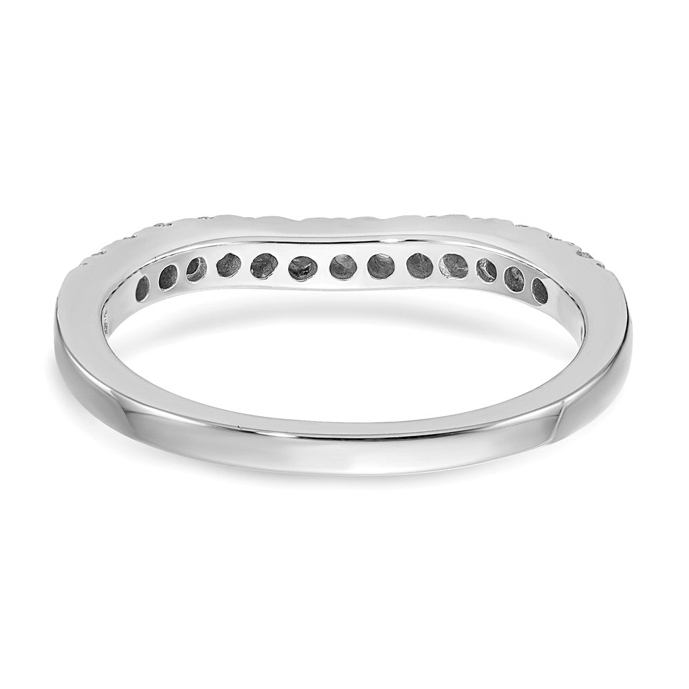High-quality 14K White Gold Wedding Band Set with 5/8 Carat Diamonds - Stylish Pair of 2