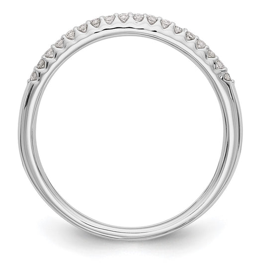 Buy Exclusive 14K White Gold Wedding Band Set with 1/8 Carat Diamonds - Stylish Value