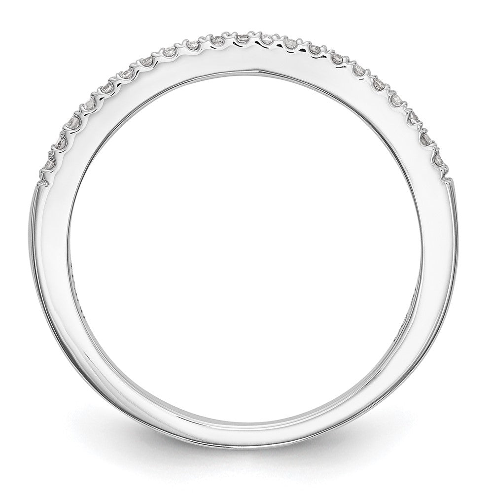 Order Stylish 14K White Gold Wedding Band Set with 1/6 Carat Diamonds