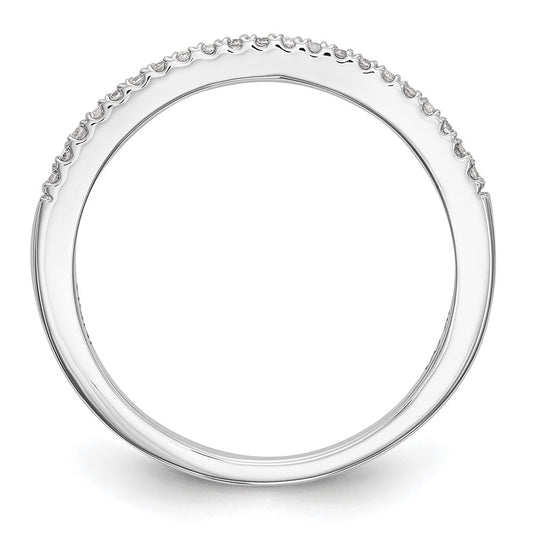 Order Stylish 14K White Gold Wedding Band Set with 1/6 Carat Diamonds
