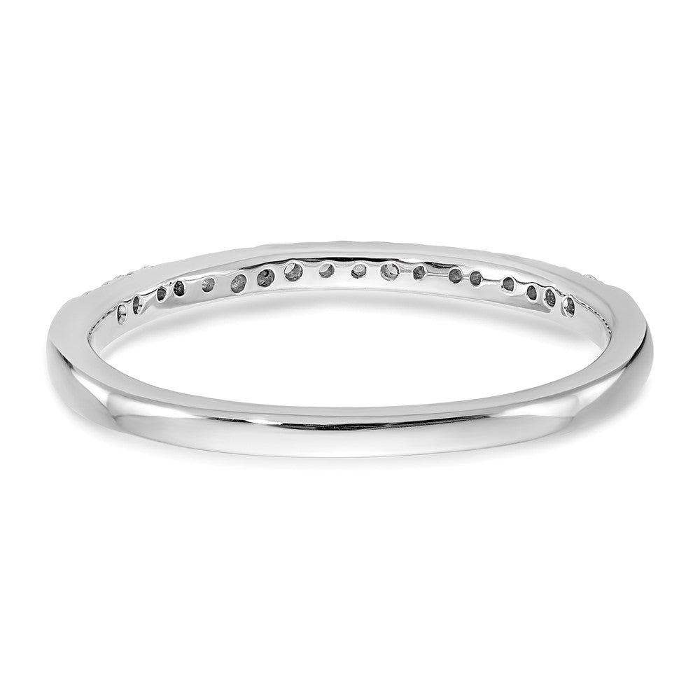 Order Stylish 14K White Gold Wedding Band Set with 1/6 Carat Diamonds