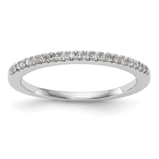 Order Stylish 14K White Gold Wedding Band Set with 1/6 Carat Diamonds