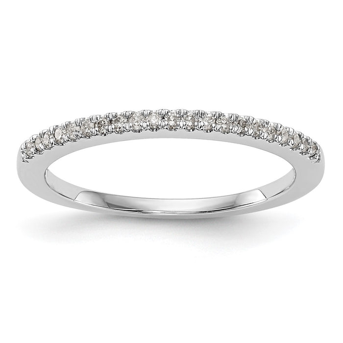 Order Stylish 14K White Gold Wedding Band Set with 1/6 Carat Diamonds-1