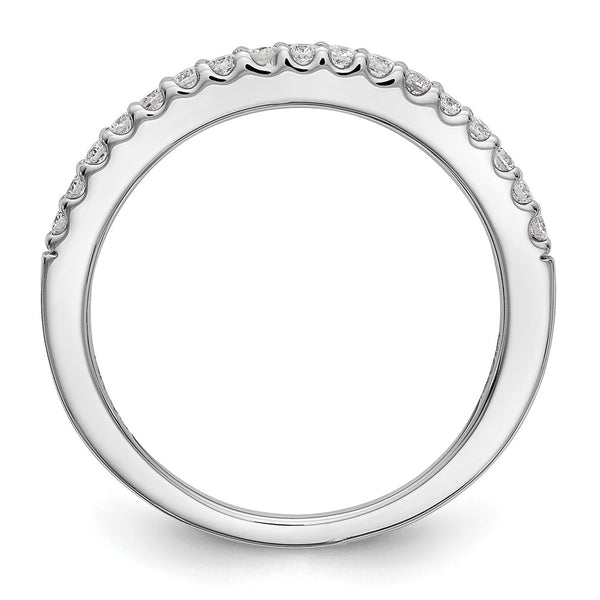 14K White Gold Wedding Band Set with 1/3 Carat Diamonds - Style GR1-1023109
