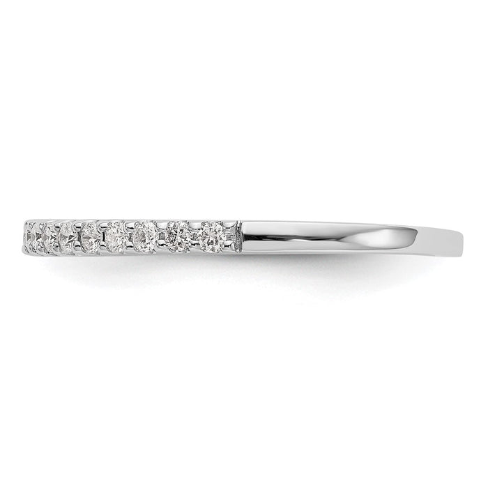 Buy Exclusive 14K White Gold Wedding Band Set with 1/3 Carat Diamonds - Stylish Value-3