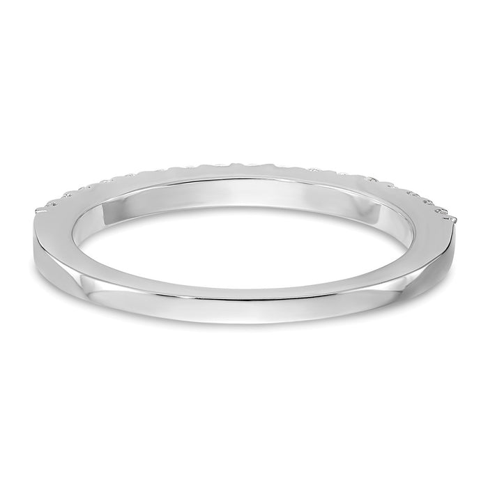 Buy Exclusive 14K White Gold Wedding Band Set with 1/3 Carat Diamonds - Stylish Value-5