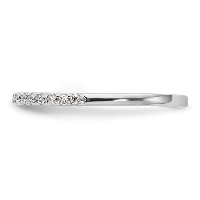 Buy Exclusive 14K White Gold Wedding Band Set with 1/8 Carat Diamonds - Stylish Value-3