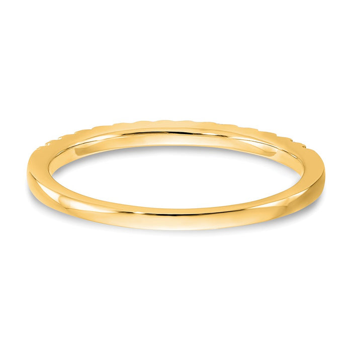 Buy Stylish 14K Yellow Gold Diamond Eternity Ring - Luxury Design, Affordable Price-5
