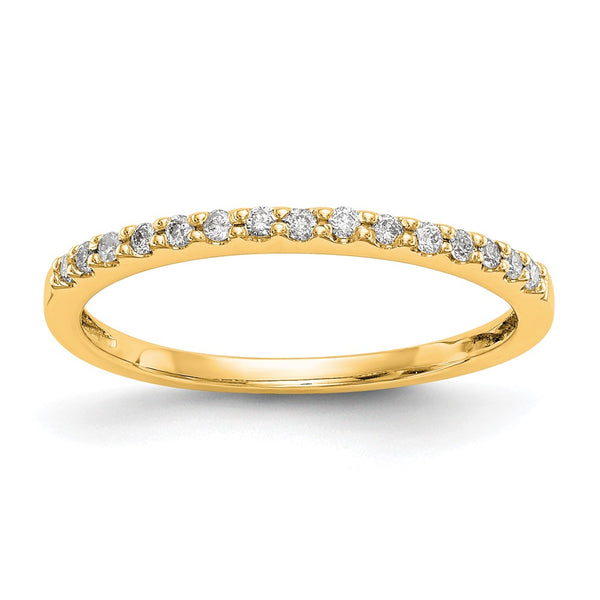 14K Yellow Gold Diamond Eternity Ring