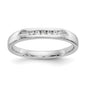 Buy Stylish 14K White Gold 5-Stone Diamond Band with 1/10 Carat Stones-1