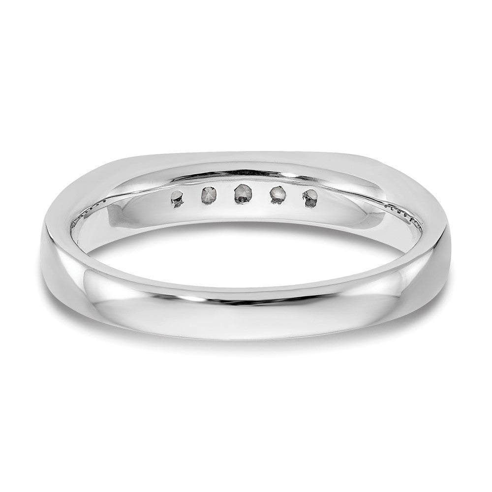 Buy Stylish 14K White Gold Diamond Band - 5-Stone, 1/6 Carat Clearance