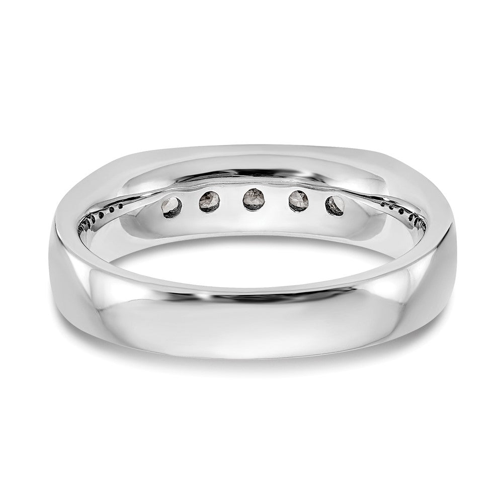 Buy 14K White Gold 5-Stone Diamond Band - 1/3 Carat, Stylish Value