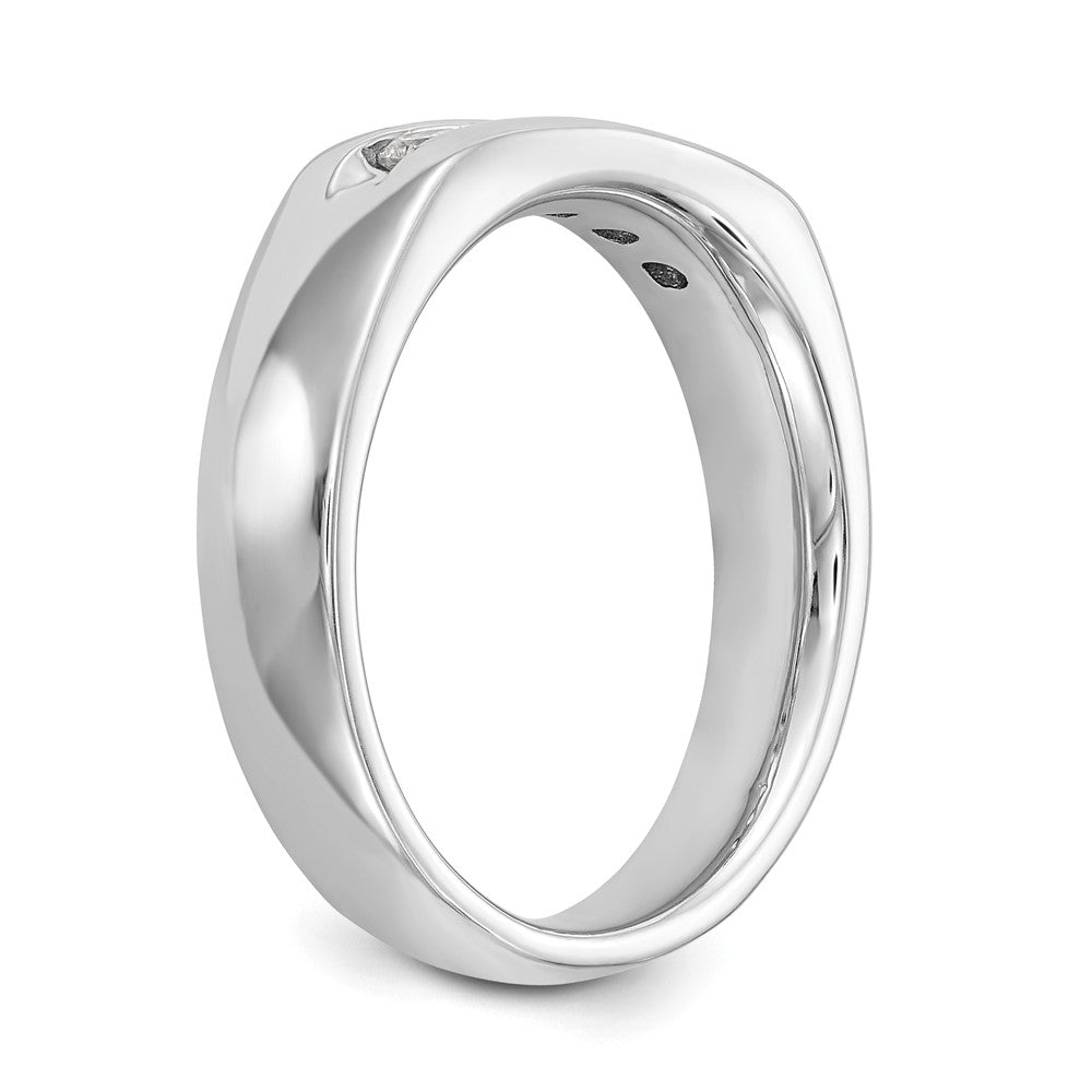 Buy 14K White Gold 5-Stone Diamond Band - 1/3 Carat, Stylish Value