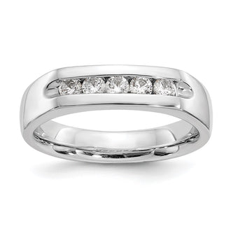 Buy 14K White Gold 5-Stone Diamond Band - 1/3 Carat, Stylish Value