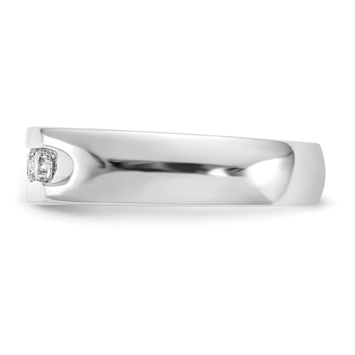 Buy Stylish 14K White Gold 5-Stone Diamond Band - 1/2 Carat at Discounted Price-3