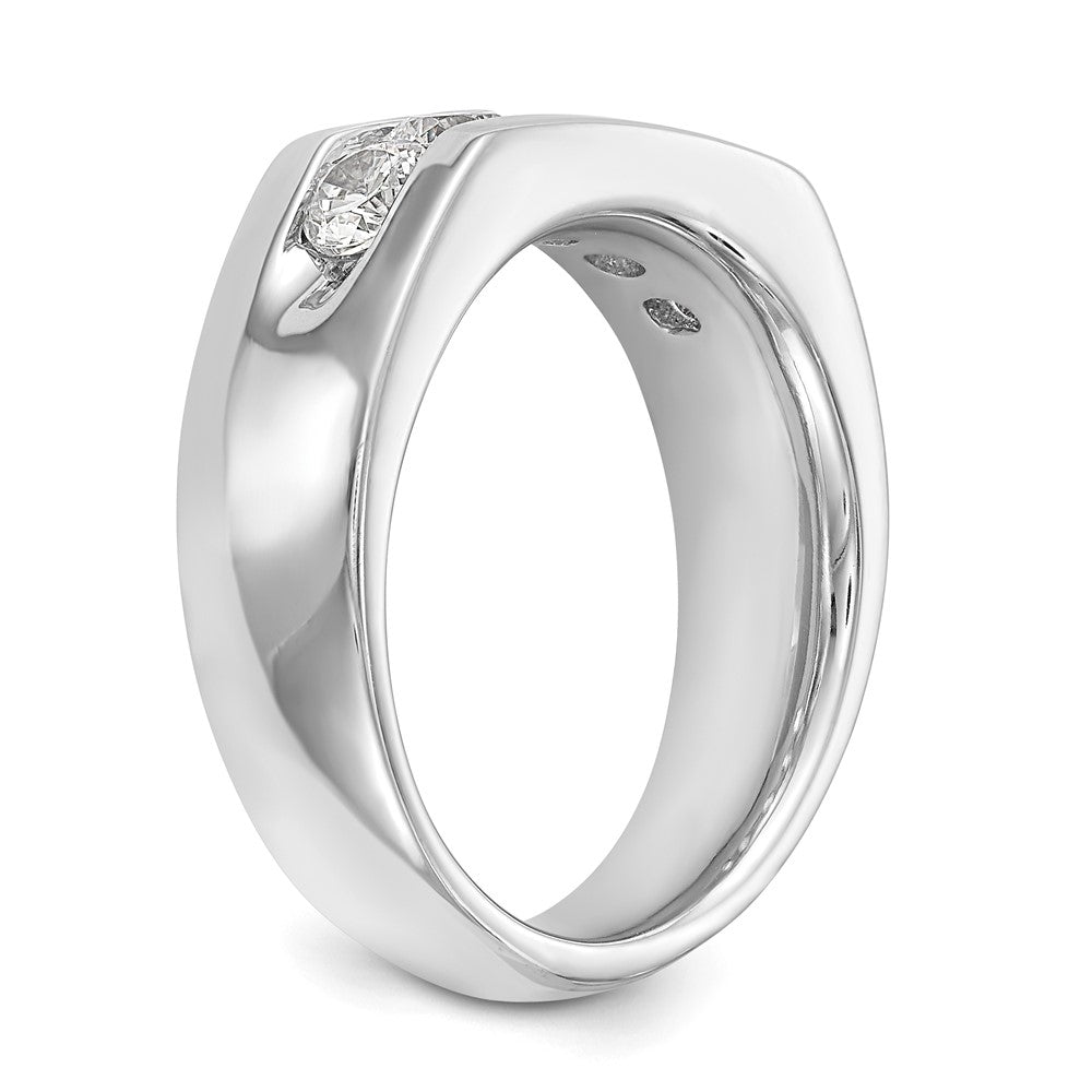 Buy Stylish 14K White Gold 5-Stone Diamond Band - 1 Carat Total Weight