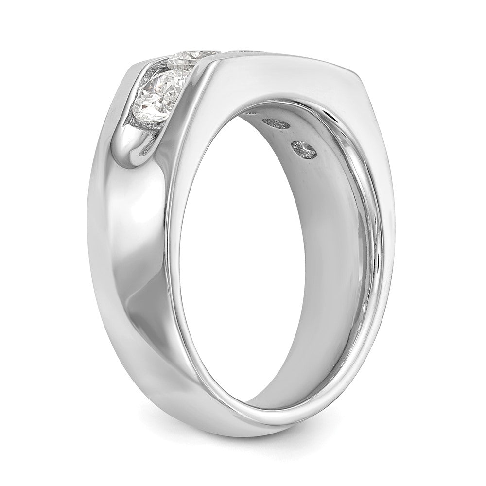 Buy Stylish 14K White Gold 5-Stone Band with 1.25 Carat Diamonds