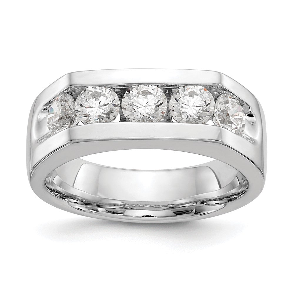 Buy Stylish 14K White Gold 5-Stone Band with 1.25 Carat Diamonds