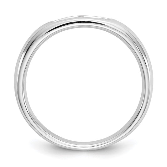 Buy Stylish 14K White Gold 5-Stone Diamond Band - 1/10 Carat Total Weight