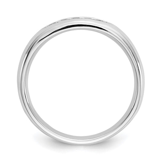 Buy Exclusive 14K White Gold Diamond Band - 1/6 Carat, Stylish 5-Stone Design