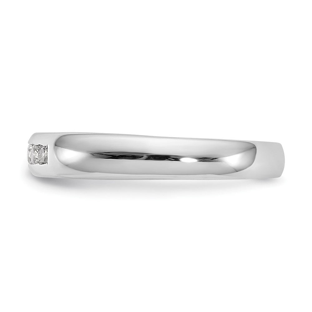Buy Exclusive 14K White Gold Diamond Band - 1/6 Carat, Stylish 5-Stone Design