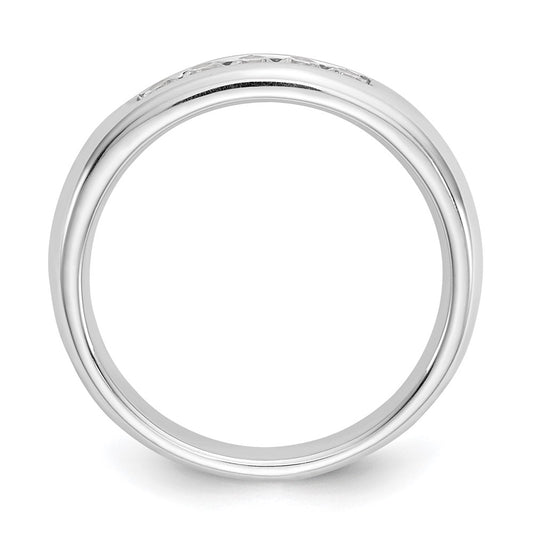 Exclusive 14K White Gold 5-Stone Band with 1/4 Carat Diamonds - Stylish Price