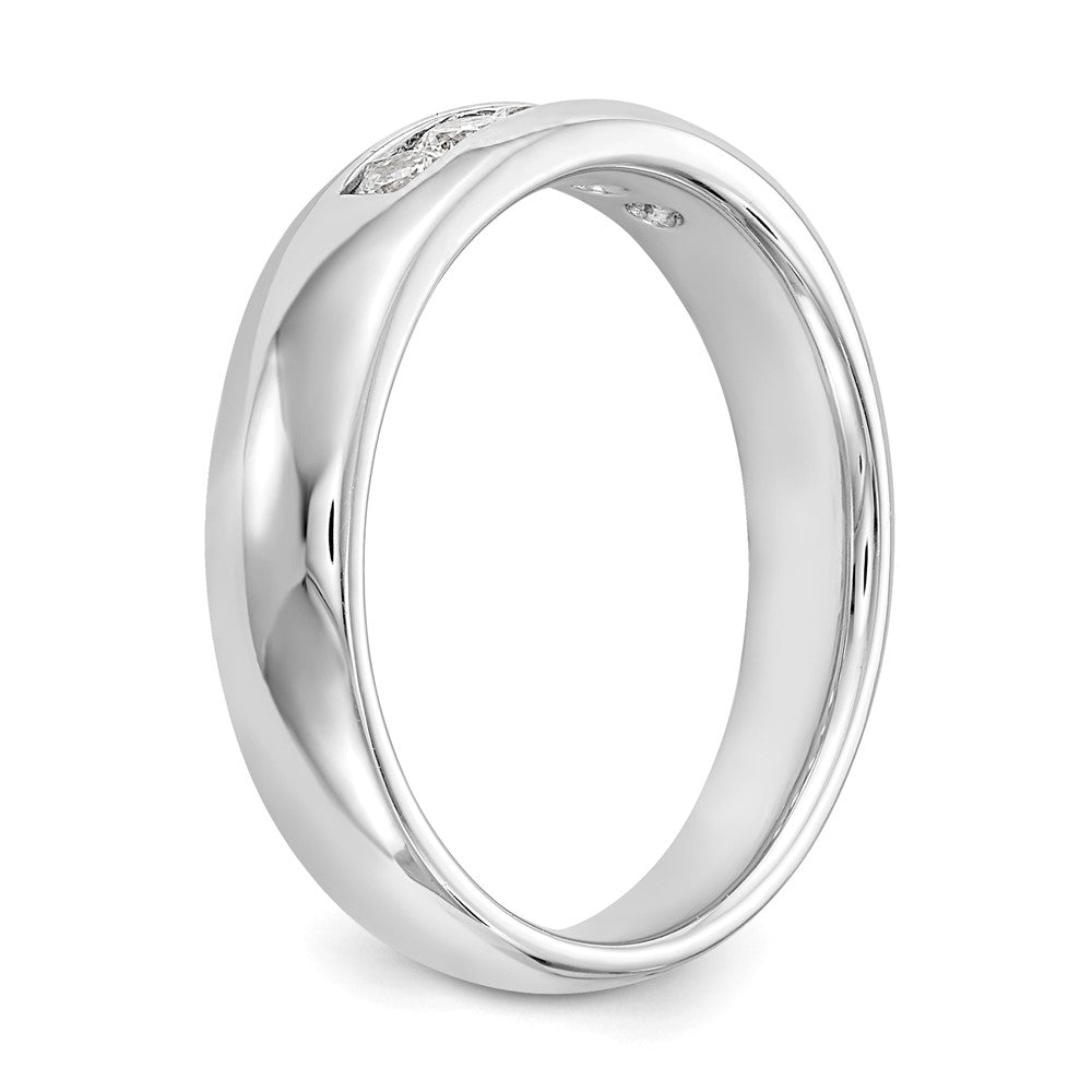 Buy Exclusive 14K White Gold 5-Stone Diamond Band - 1/3 Carat Luxury Value