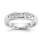 High-Quality 14K White Gold 5-Stone Diamond Band - 3/8 Carat, Stylish Value-1