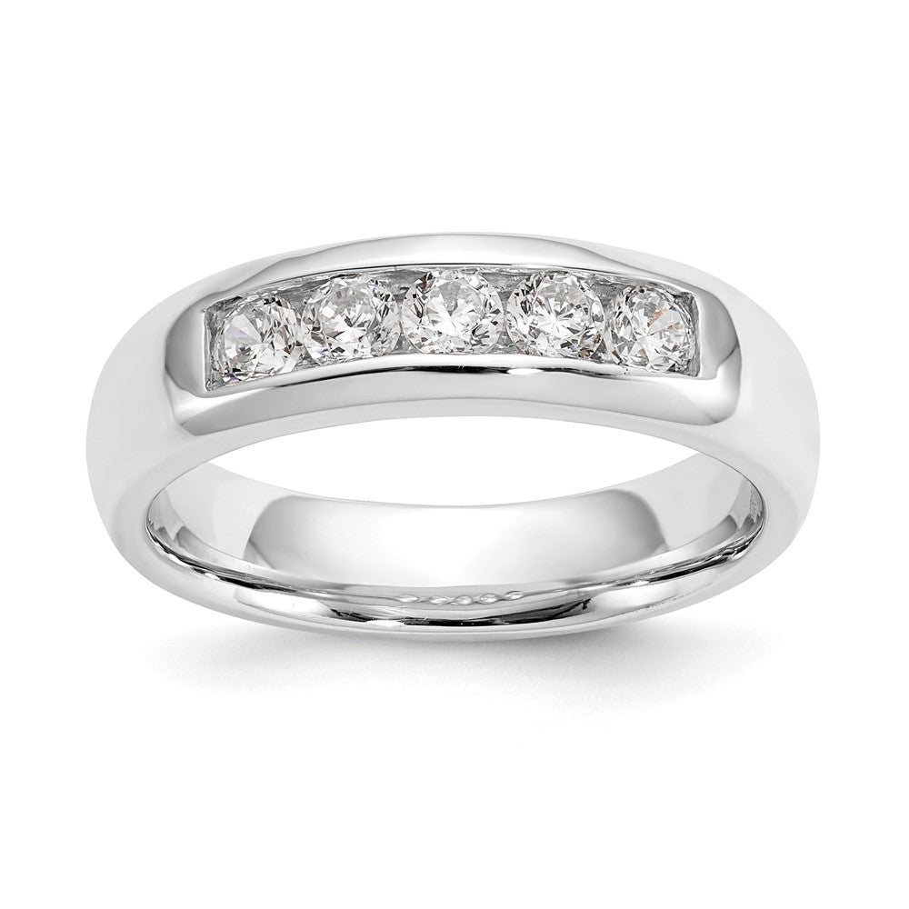 Buy Exclusive 14K White Gold 5-Stone Diamond Band - 1/2 Carat Total Weight