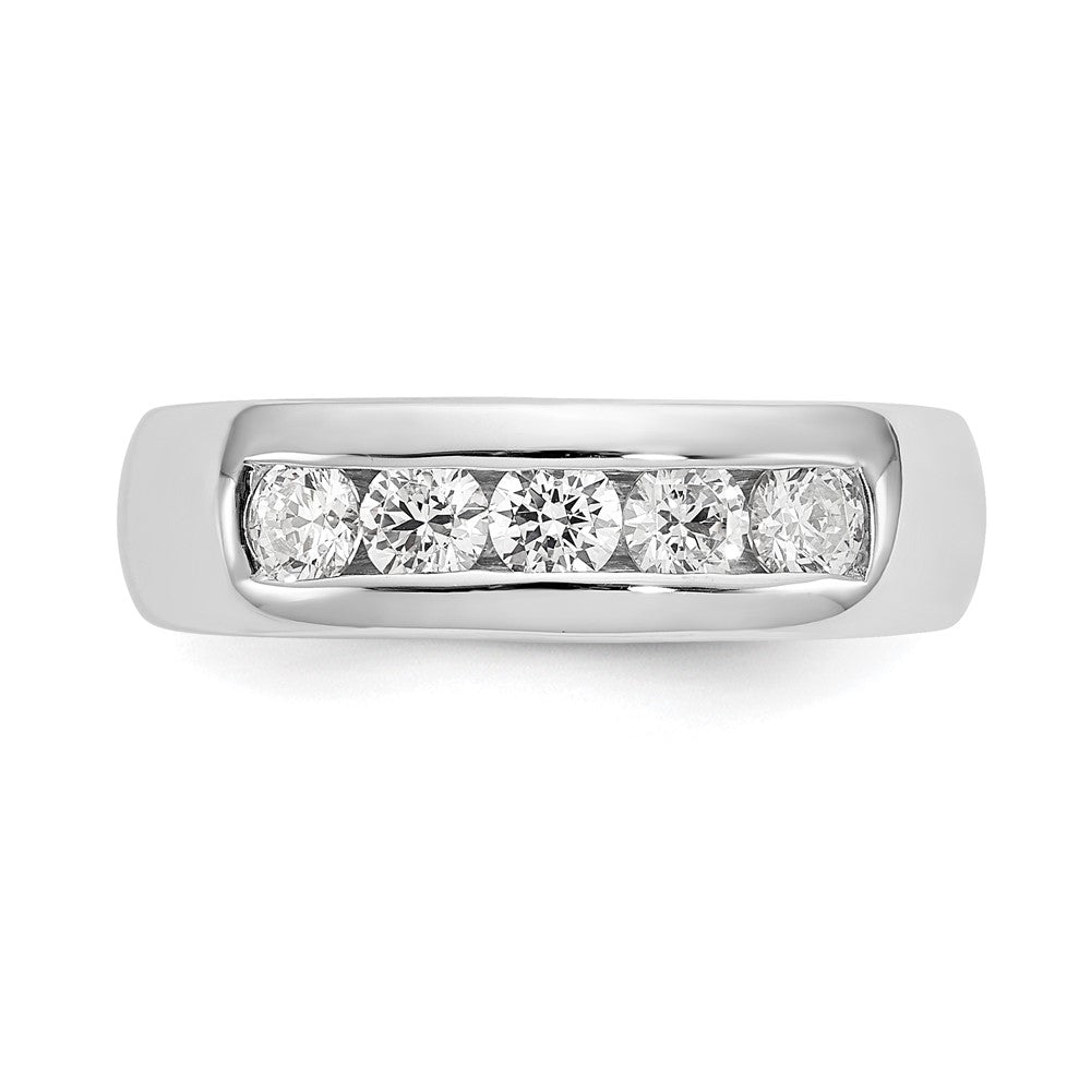 Buy 14K White Gold 5-Stone Diamond Band - 5/8 Carat, Stylish Luxury Ring