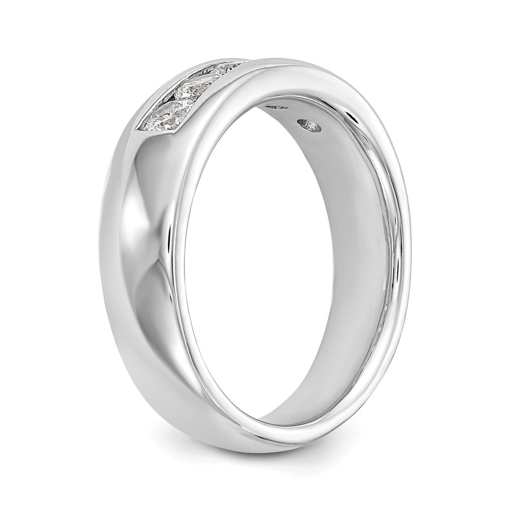Buy 14K White Gold 5-Stone Diamond Band - 5/8 Carat, Stylish Luxury Ring