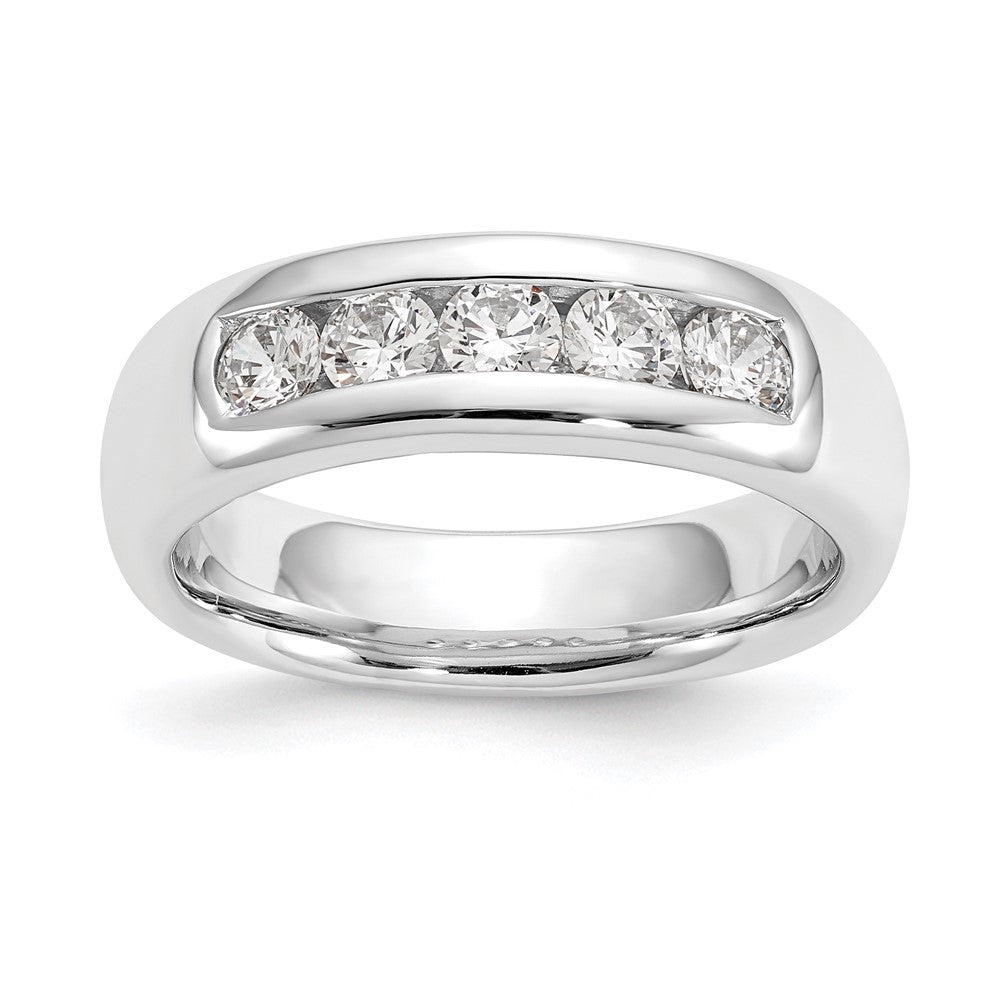 Buy 14K White Gold 5-Stone Diamond Band - 5/8 Carat, Stylish Luxury Ring