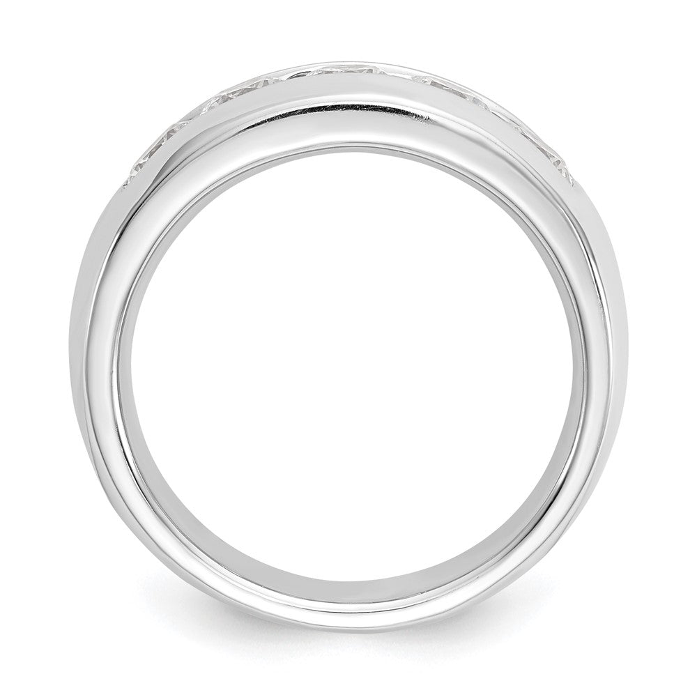 Buy 14K White Gold 5-Stone Diamond Band - 1.2 Carats, Stylish Luxury Jewelry