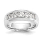Exclusive 14K White Gold 5-Stone Band for 4mm Stones - Stylish Value Option!-1