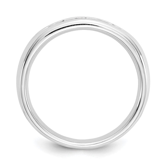 Buy Stylish 14K White Gold 5-Stone Diamond Band - 1/4 Carat Total Weight