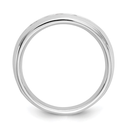 High-quality 14K White Gold 5-Stone Diamond Band - Stylish 1/3 Carat Value