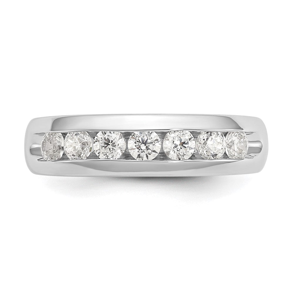 High-Quality 14K White Gold 5-Stone Diamond Band - 1/2 Carat, Stylish Value!